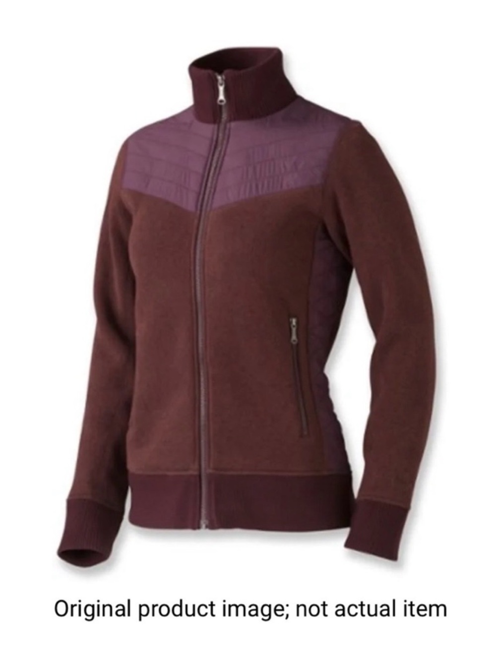 Marmot Tech Sherpa lined Fleece Full Zip Jacket Womens Size MD